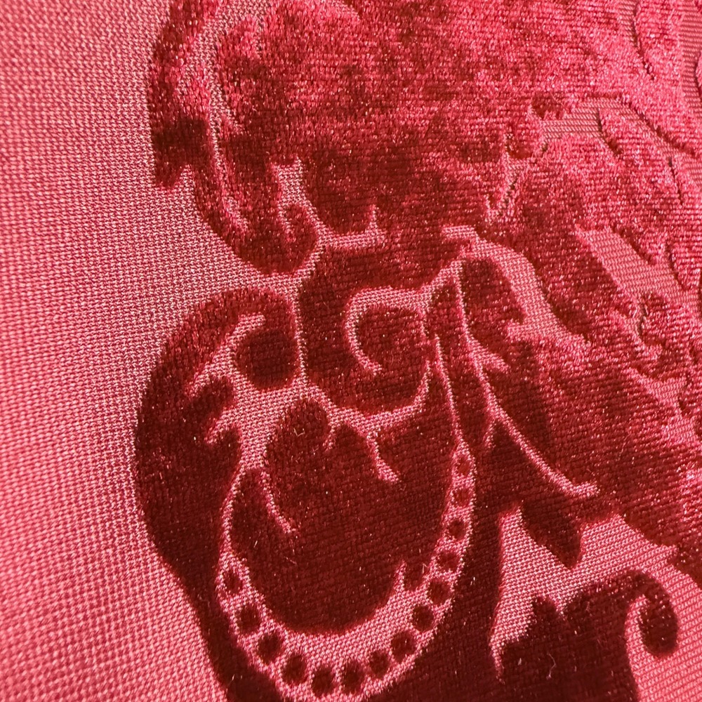 Signature by Robbie Bee Burnout Velvet Damask Bell Sleeve Dress XL - Picture 14 of 16